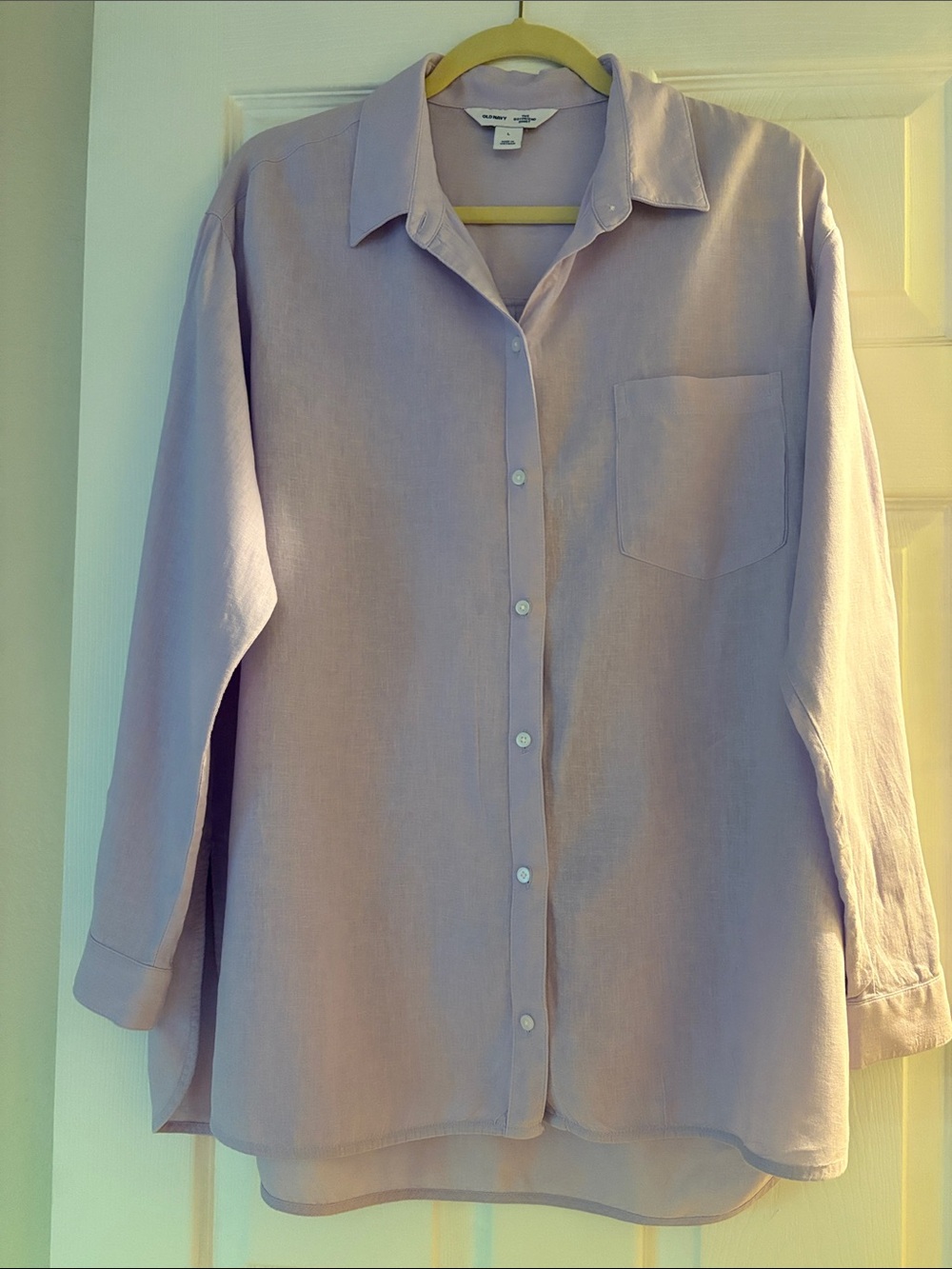 Old Navy Light Lavender Button-Down Shirt